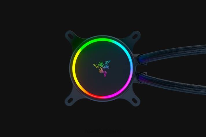 Razer hanbo chroma rgb aio течен охладител (argb капачка на помпата) един цвят компютърен компонент P4N618