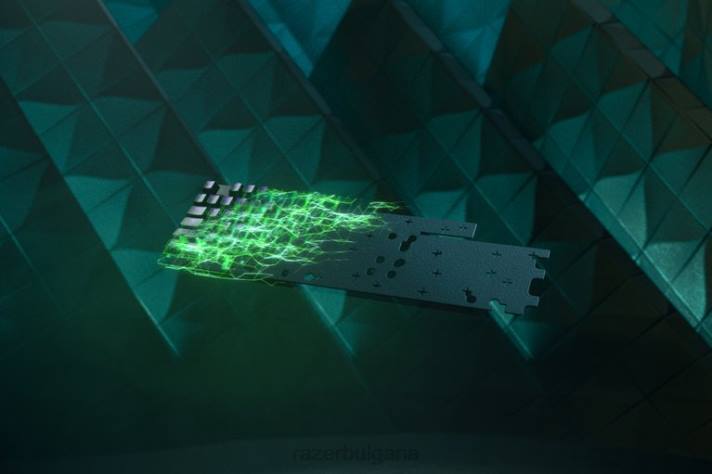 Razer huntsman v2 - кликващ оптичен превключвател - нас един цвят клавиатура P4N669